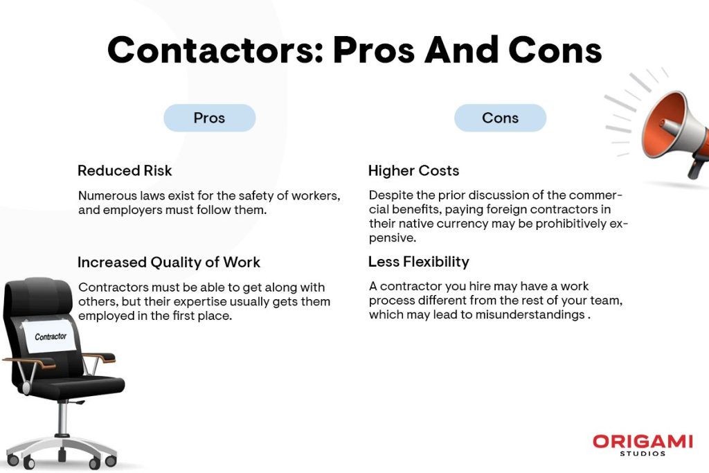 Contractor pros and cons
