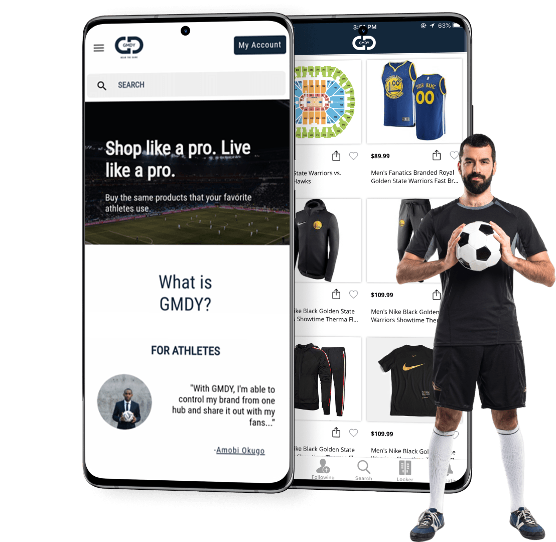 An m-commerce cross-platform app